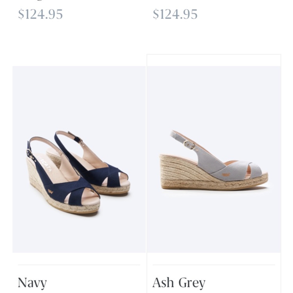 Viscata wedged sandal.